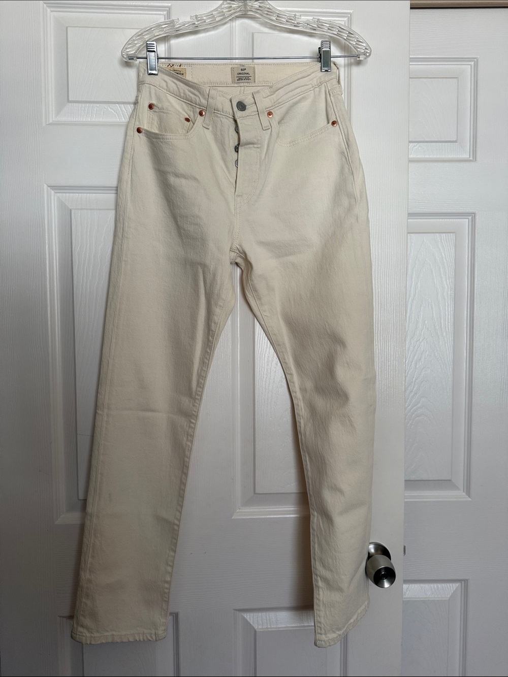 Levi’s 501 Original Surprise Guest White Wash Denim 26